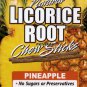 Pineapple Feydar Organic Licorice Root Chew Sticks  (10 sticks per pack)