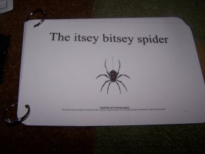 Itsey Spider autism pecs speech delay prek