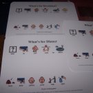 What's for Dinner breakfast and lunch board autism pre k pecs