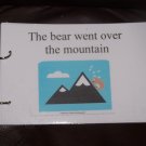 The bear went over the mountain autism PECS educational