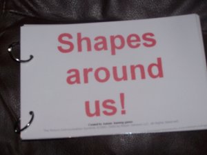 Shapes around us book educational autism