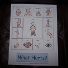 What hurt's Autism PECS Board