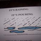 It's raining it's pouring book Autism Pecs