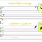 Hebrew Dry Erase Writing Pad