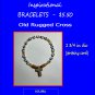 That Old Rugged Cross, Beaded Bracelets --Gold/Green/Brown