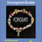 Encouragement Bracelets. (FORGIVEN) Hand-Crafted by Yerushalayim McDonald