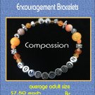 Encouragement Bracelets.  (Compassion) Hand-Crafted, by Yerushalayim McDonald
