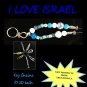 Inspirational Key Chains - I Love Israel