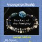 Encouragement Bracelets.  (Shadow of the Almighty) Hand-Crafted, by Yerushalayim McDonald