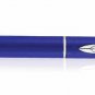 Parker Classic Matte Navy Blue Ball Point Pen Chrome Trim Blue Ink Fine Tip