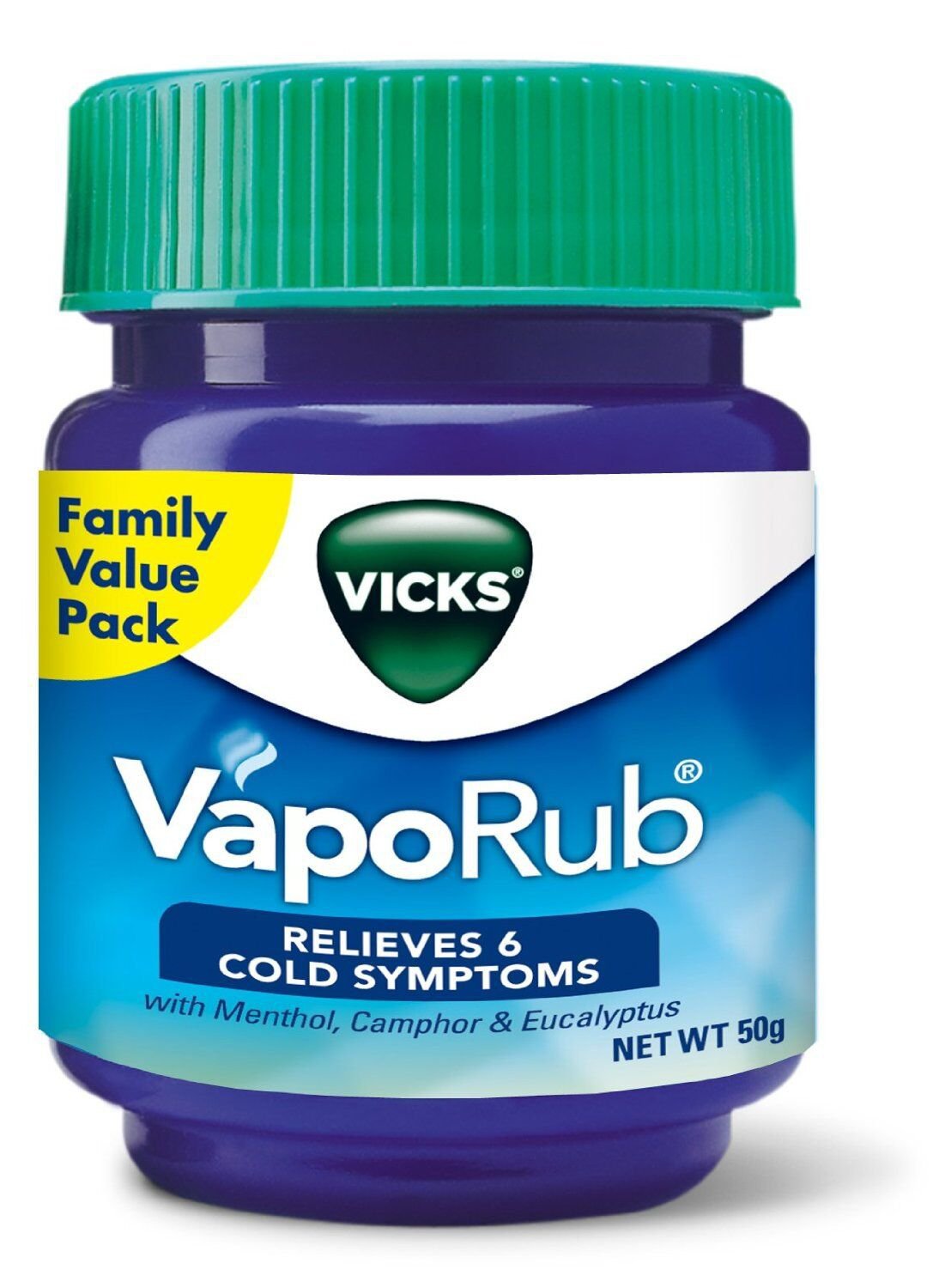Vicks Vaporub Ointment Vaporizing blocked nose cough Nasal headache