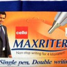 20 Cello Maxriter Blue Ball Pen smooth writing |student school home office use