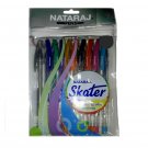 Nataraj Skater Colourful Sparkle Gel Pens (Pack of 10 Pens) Free Shipping