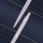 Parker Classic Stainless Steel Ball Pen Chrome Trim Blue Ink Fine Tip