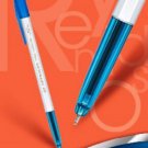 5 x Pens Reynolds 045 Fine Carbure Blue Ink Ball Point Pen for Smooth Wrinting