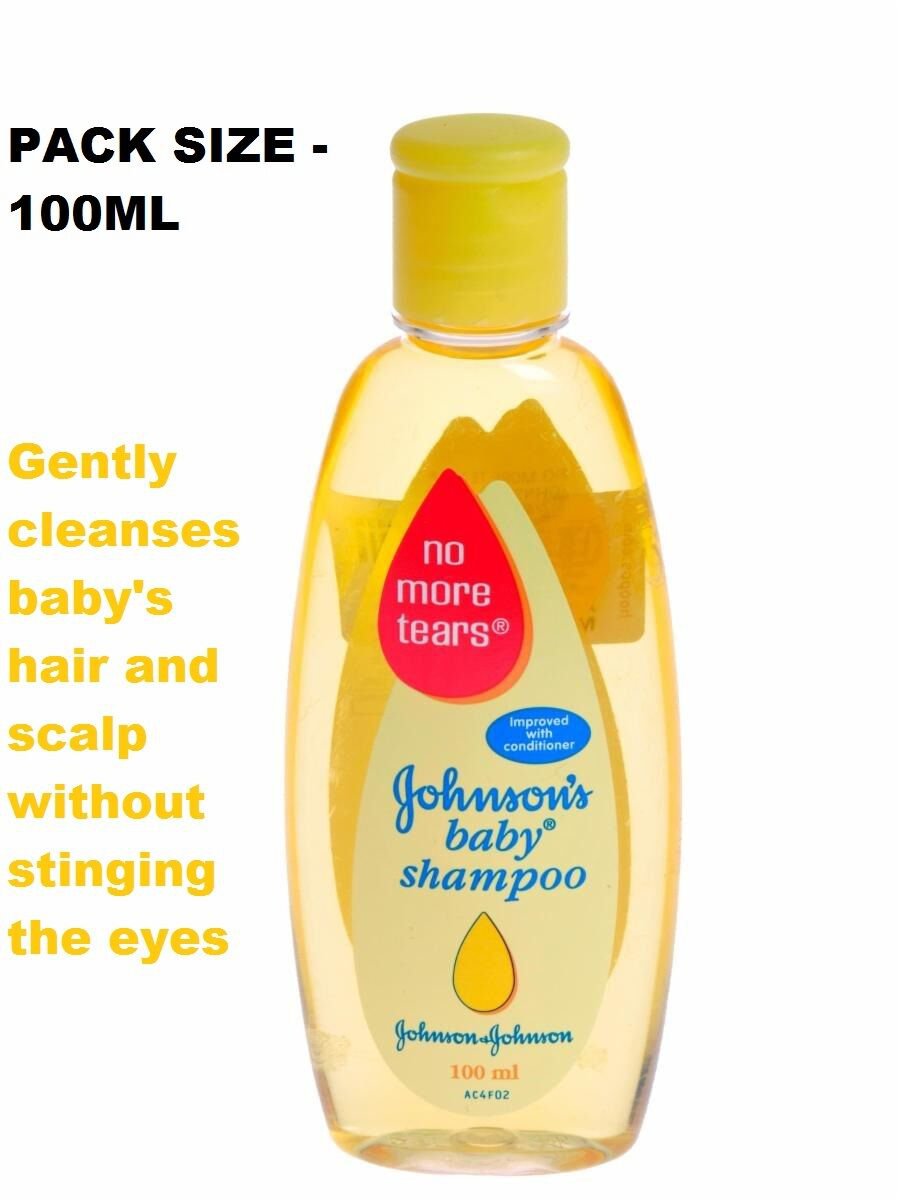 JOHNSON'S BABY SHAMPOO NO MORE TEARS FOR BABY SOFTEN HAIR 100ML