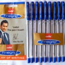 50x Cello FINE GRIP BLUE Ball Pen smooth writing | school home office use