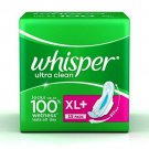 Whisper Ultra Clean Sanitary Pads (15 Count) XL Plus | Free Shipping