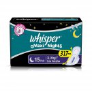 2x Whisper Maxi Nights Sanitary Pads for Women, XL, 15 Napkins Free Shipping