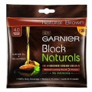 Garnier Black Naturals Crème Hair Colour, 20ml+20g (Pack of 8) 4.0 Natural Brown
