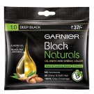 Garnier Black Natural 1.0 Deep Black Oil-Enriched Cream Hair Colour  (Pack of 2)