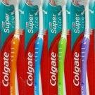 4 COLGATE Super Flexi manuaal Toothbrush MEDIUM Flexible Gentle Clean Teeth Gum