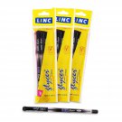 Linc Glycer (0.6 mm) Ball Pen, Black, 15 pcs school home office use