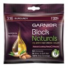 Garnier Black Natural cream 3.16 Natural Burgundy Hair Colour Cream (Pack of 8)