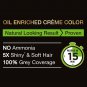 Garnier Black Natural 1.0 Deep Black Oil-Enriched Cream Hair Colour (Pack of 8)