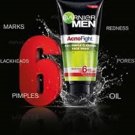 Garnier Men Acno Fight 6in1 Pimple Clearing Face Foam 100gm