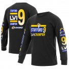 Men's Fanatics Branded Matthew Stafford Black Los Angeles Rams Super Bowl LVI Champions Player Name 