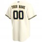 Milwaukee Brewers Youth Home Replica Custom Jersey - Cream