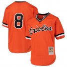 Men's Cal Ripken Jr. Baltimore Orioles Mitchell & Ness Cooperstown Collection Authentic Mesh Batting