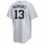 Men's New York Yankees Alex Rodriguez Player Name Replica Home Jersey - White