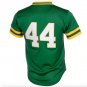 Men's Oakland Athletics Reggie Jackson Mitchell & Ness Green Cooperstown 1987 Mesh Batting Practice 