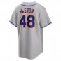 Men's New York Mets Jacob deGrom Road Player Name Jersey - Gray