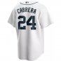 Men's Detroit Tigers Miguel Cabrera Cool Base Replica Home Jersey - White