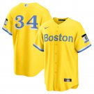 Men's Boston Red Sox David Ortiz City Connect Replica Jersey - Gold