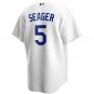 Mens Los Angeles Dodgers Corey Seager Cool Base Replica Jersey White