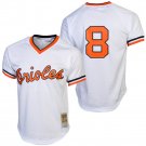 Men's Baltimore Orioles Cal Ripken Jr. Mitchell & Ness White 1985 Authentic Cooperstown Collection B