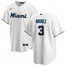 Men's Miami Marlins Luis Arraez Cool Base Replica Home Jersey - White
