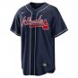 Mens Atlanta Braves Ronald Acuna Cool Base Replica Jersey Navy