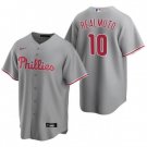 Mens Philadelphia Phillies J.T. Realmuto Cool Base Replica Jersey Grey