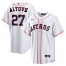 Men's Houston Astros Jose Altuve Home Player Name Jersey - White