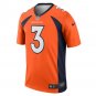 Men's &Acirc;&nbsp;Russell Wilson &Acirc;&nbsp;Orange Denver Broncos Legend Jersey
