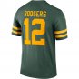 Men's Aaron Rodgers Green Green Bay Packers Alternate Legend Player Jersey
