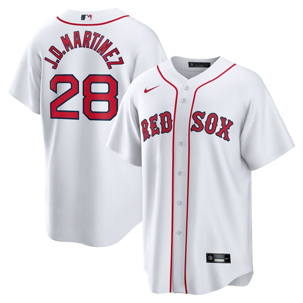 Men's Boston Red Sox J.D. Martinez Home Player Name Jersey - White