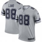 Men's CeeDee Lamb Gray Dallas Cowboys Inverted Legend Jersey