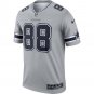 Men's CeeDee Lamb Gray Dallas Cowboys Inverted Legend Jersey