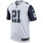 Men's Ezekiel Elliott White Dallas Cowboys Color Rush Legend Player Jersey